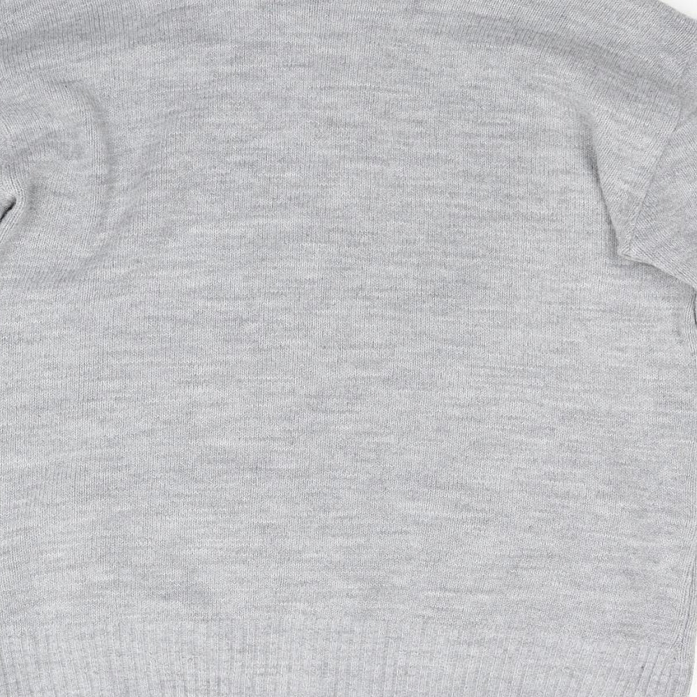 Pure & Natural Womens Grey Cardigan Jumper Size XL
