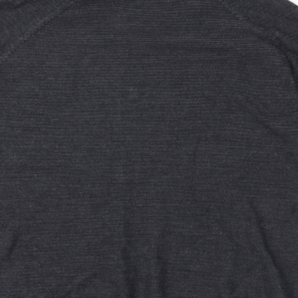 Jaqueline deYong Womens Grey Knit Pullover Jumper Size S