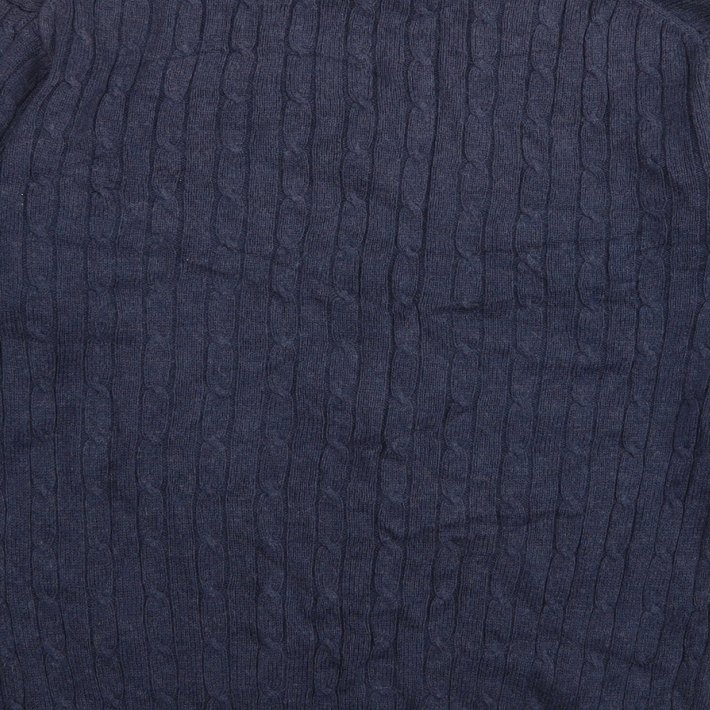 M&S Mens Blue Pullover Jumper Size M