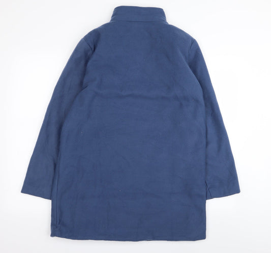 Womens UK Size 10 Gabrielle Vicenza Blue Overcoat