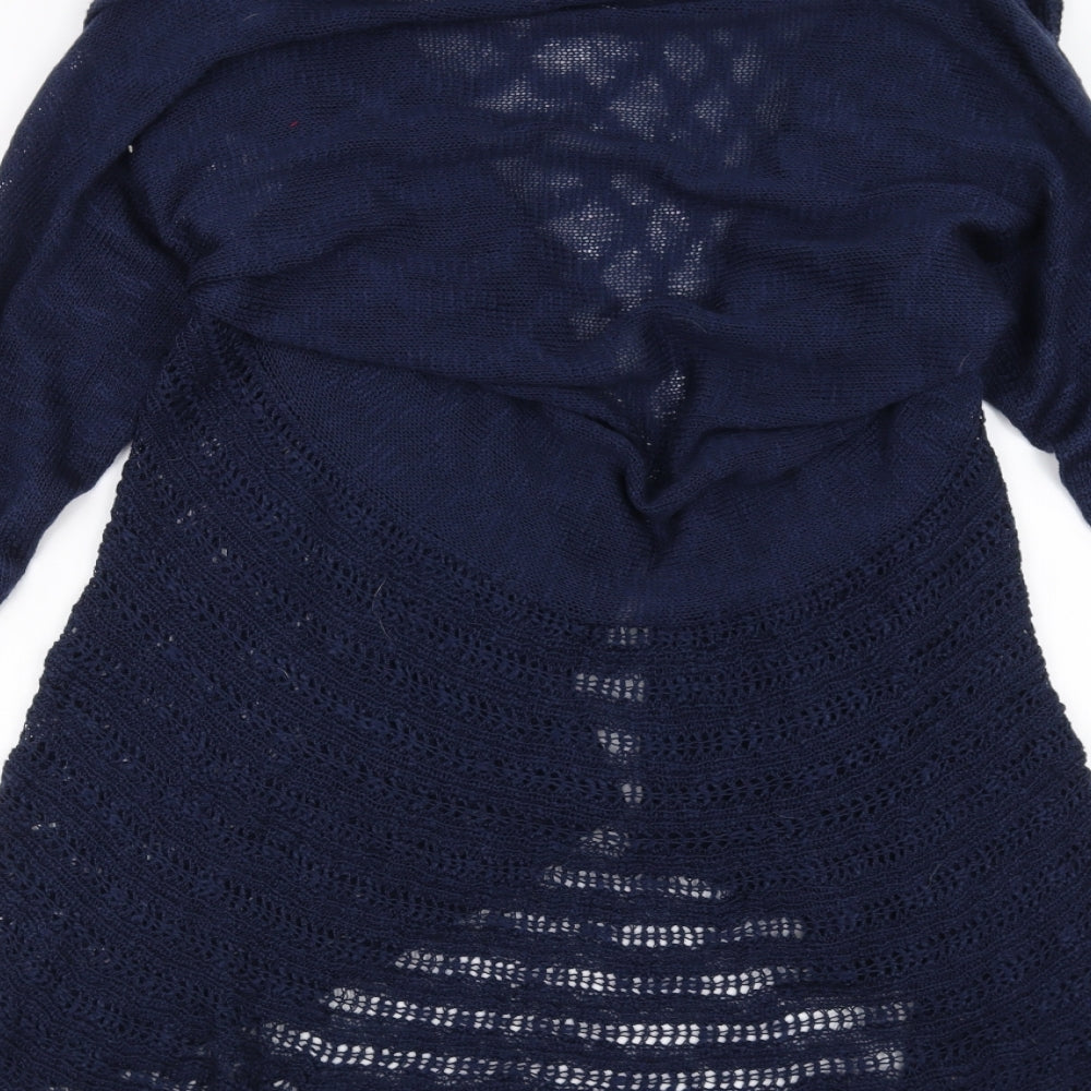 CASAMIA Womens Blue Cardigan Jumper Size M