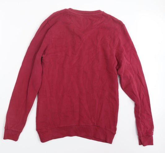 Jack Wills Mens Red Pullover Jumper Size S
