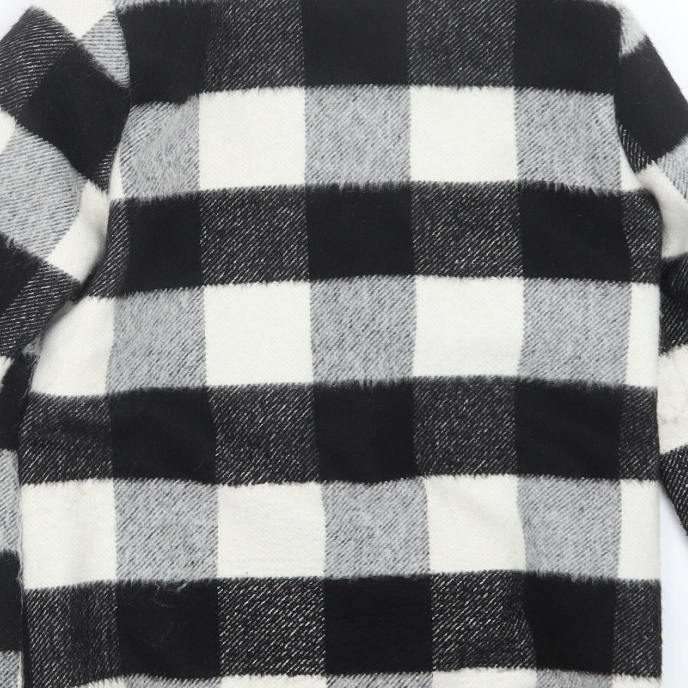 F&F Womens Black Check Jacket Size 10