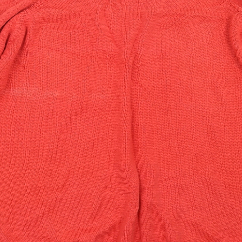 Cottage Knitwear Womens Red Knit Pullover Jumper Size L