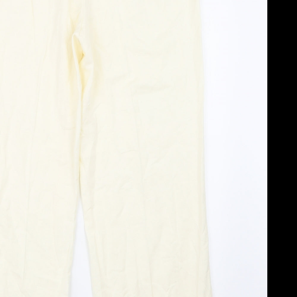 Womens UK Size 14 Joanna Hope Regular Fit Ivory Trousers