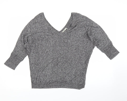 Tu Womens Grey Basic Blouse Size 12