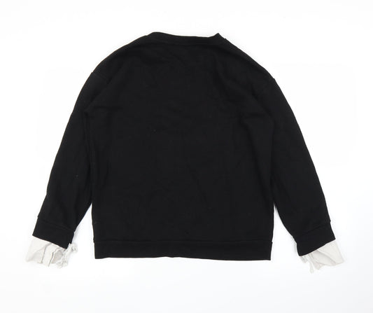 FOREVER 21 Womens Black Pullover Jumper Size S