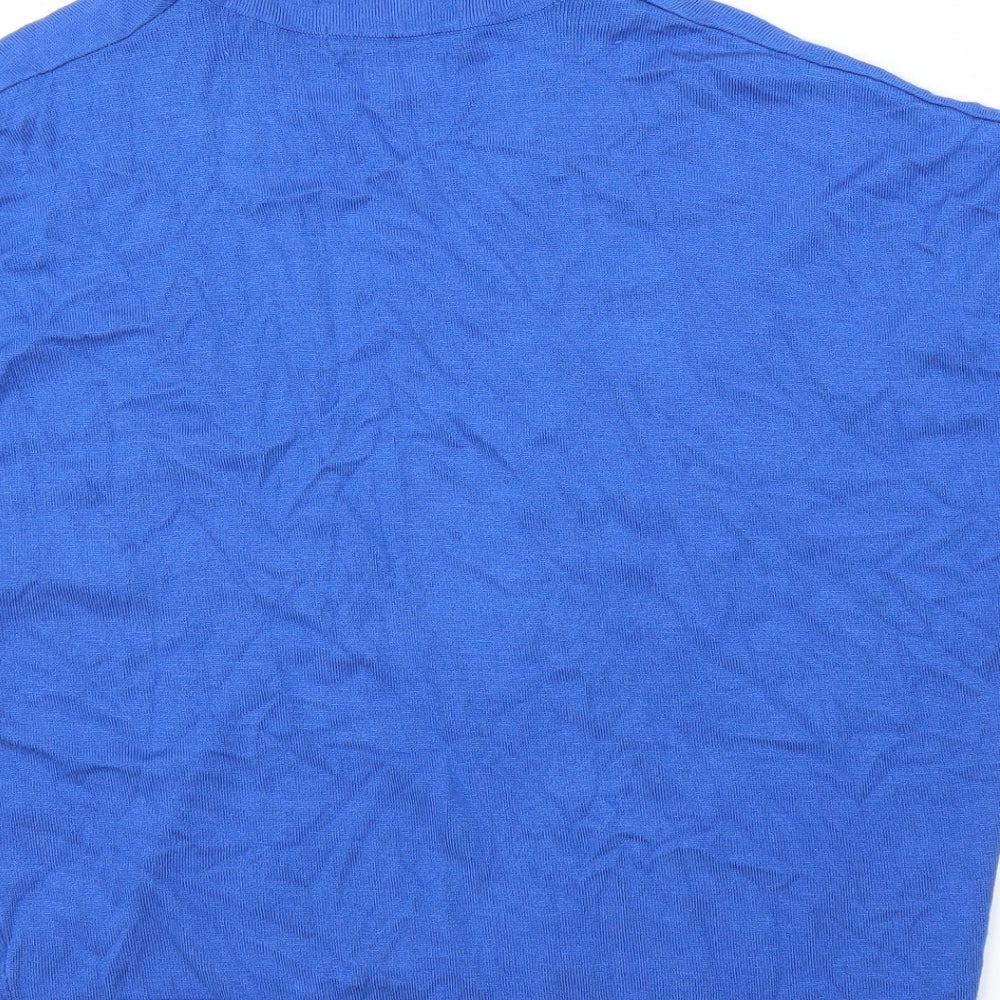 M&S Womens Blue Cardigan Jumper Size M