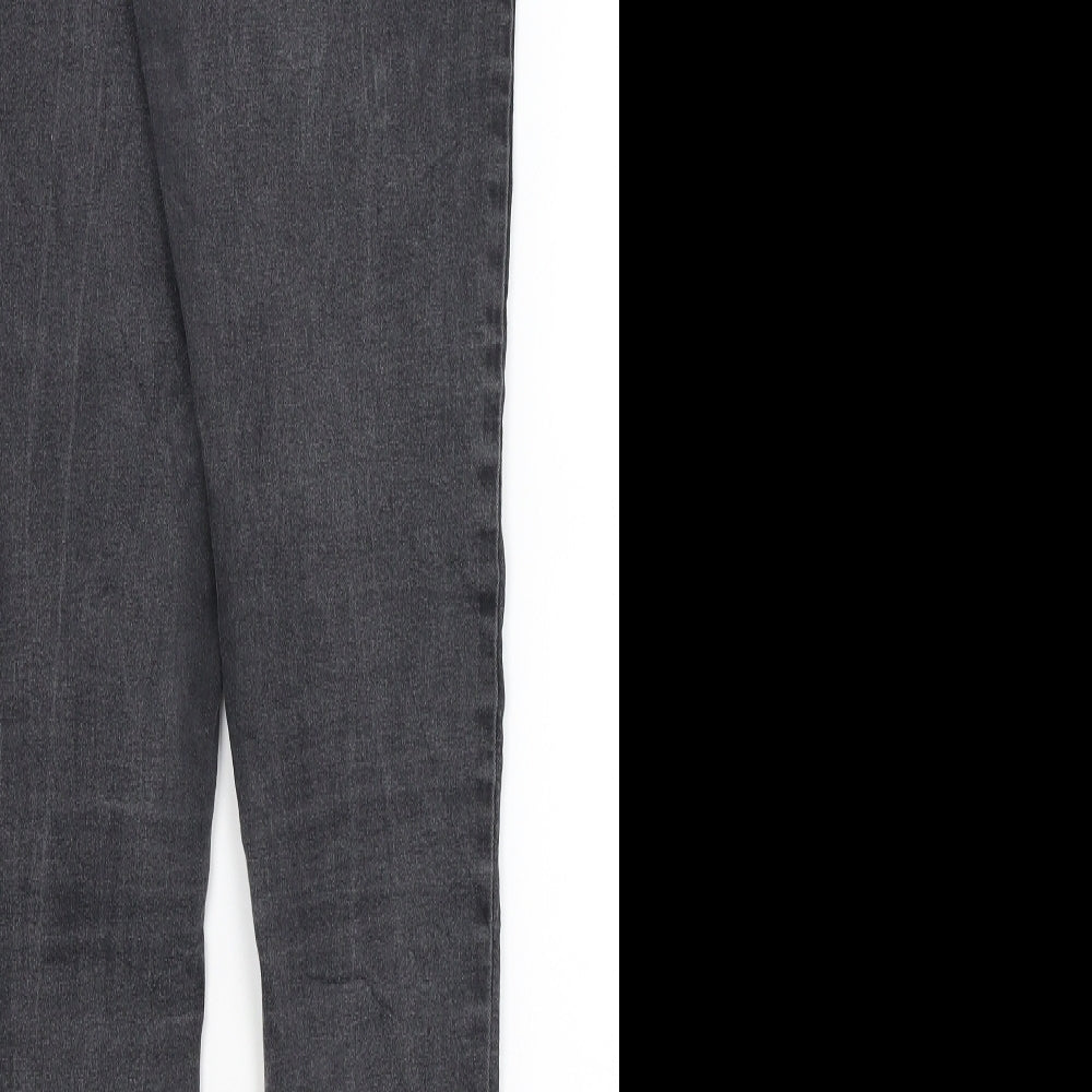 Denim Co Womens Black Skinny Jeans Size 12 L28.5 in