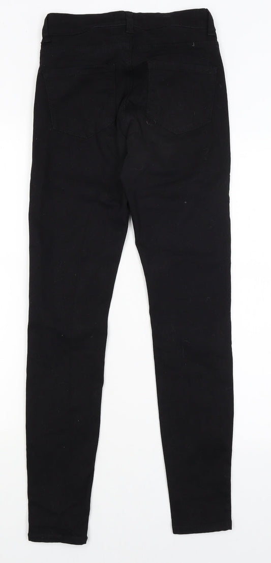 Denim Co Womens Black Skinny Jeans Size 8 L29 in