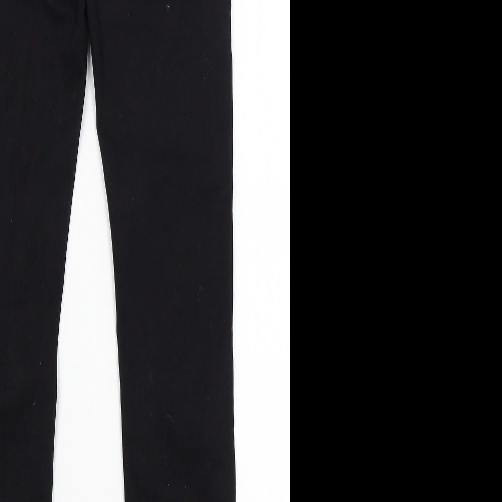 Womens UK Size 8 Denim Co Regular Fit Skinny Black Jeans