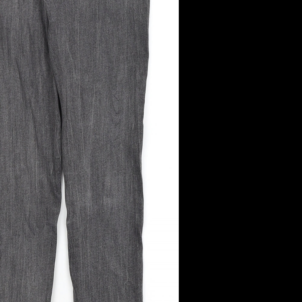 Denim Co Womens Grey Skinny Jeans Size 14 L27 in