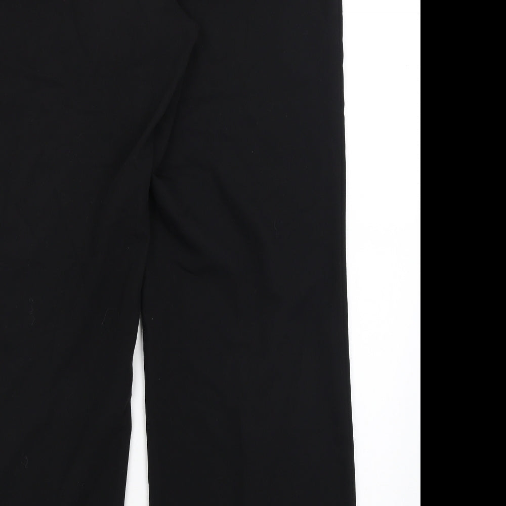 Womens UK Size 14 NEXT Regular Fit Dress Pants Black Trousers