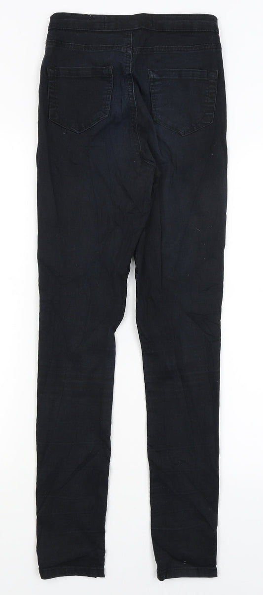 Denim Co Womens Black Skinny Jeans Size 8 L28 in