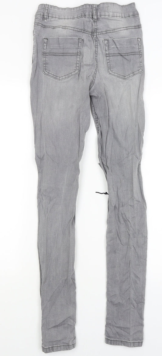 TU Womens Grey Skinny Jeans Size 8 L30.5 in