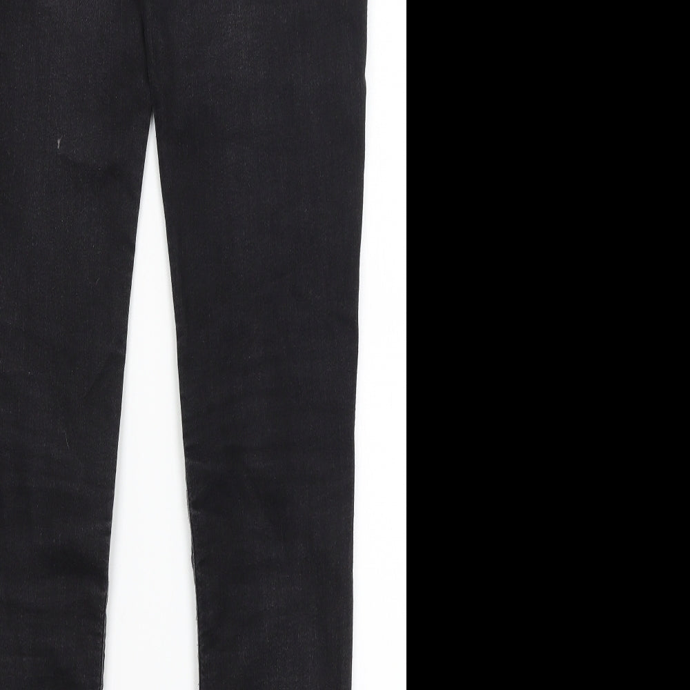 Denim Co Womens Black Skinny Jeans Size 8 L29.5 in