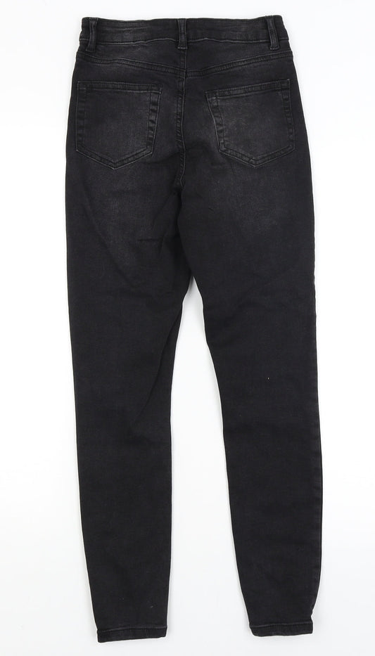 Denim Co Womens Black Skinny Jeans Size 8 L25.5 in