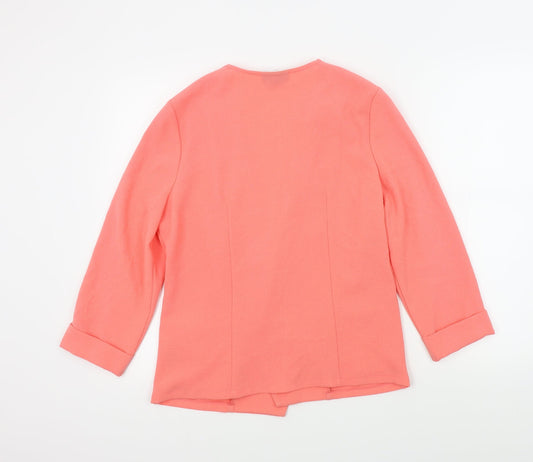 Wallis Womens Orange Jacket Size M