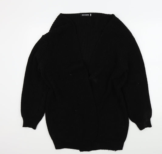 Missguided Womens Black Cardigan Jumper Size 10