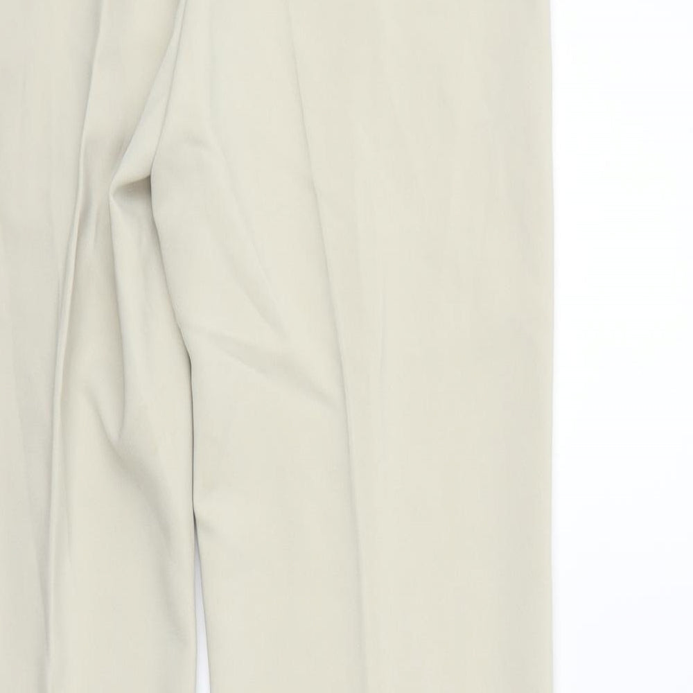 Womens UK Size 14 Classics Regular Fit Sweatpants Beige Trousers
