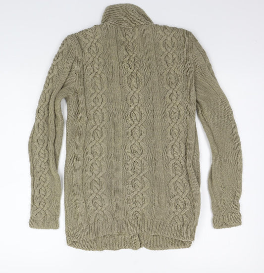 Preworn Womens Beige Cardigan Jumper Size S