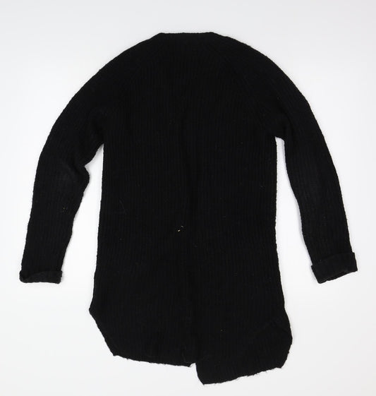 Preworn Womens Black Cardigan Jumper Size M