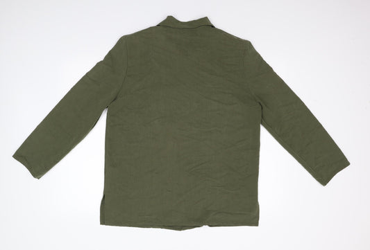 Womens UK Size 14 Holmewood Green Basic Blouse
