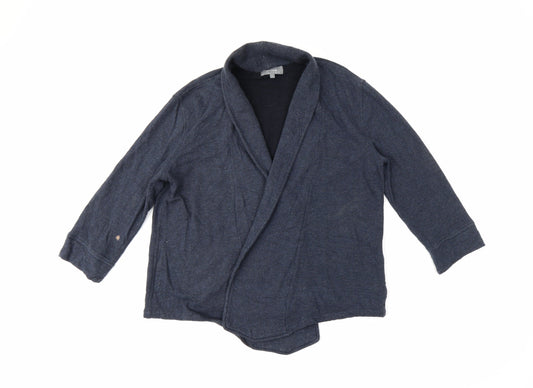 et vous Womens Blue Wrap Jumper Size M