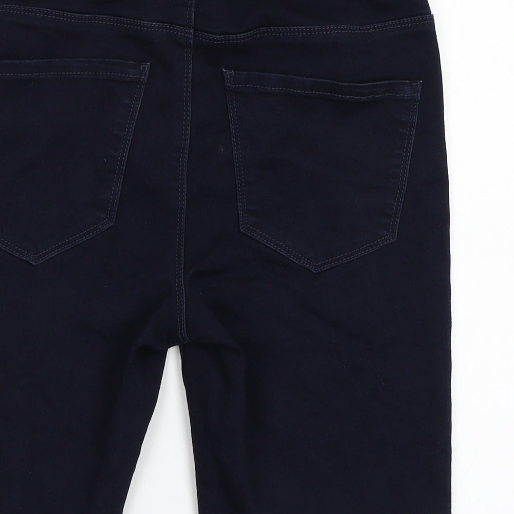 VERO MODA Womens Blue Cut-Off Shorts Size S