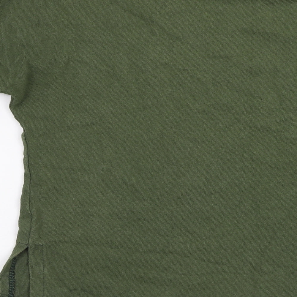 Womens Green Pullover Sweatshirt Size 8