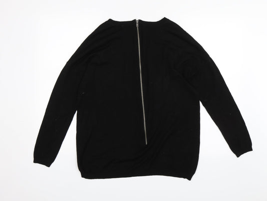 Atmosphere Womens Black Pullover Jumper Size S