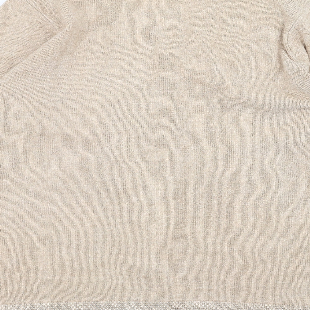 Fay Louise Womens White Cardigan Jumper Size M