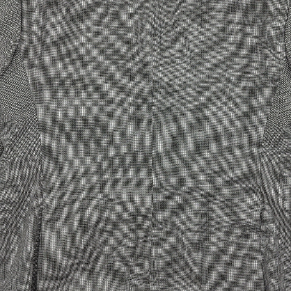 Mens UK Size 40 Impressions Regular Grey Suit Jacket