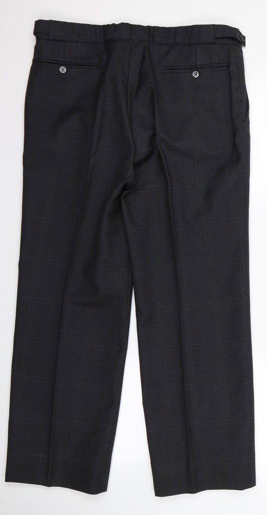 Dunn & Co Mens Grey Trousers Size 34 L24 in