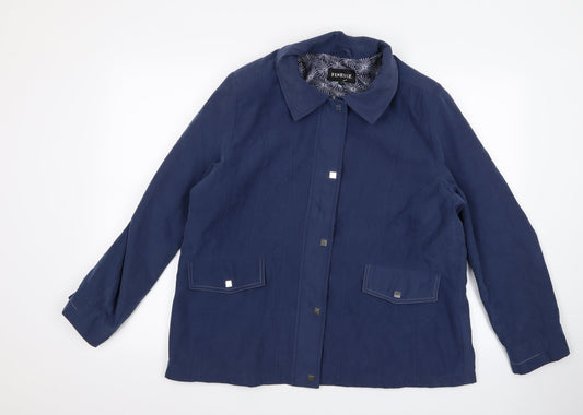 Womens UK Size 16 Finesse Blue Jacket