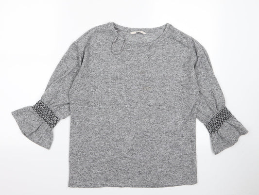 TU Womens Grey Pullover Jumper Size 8