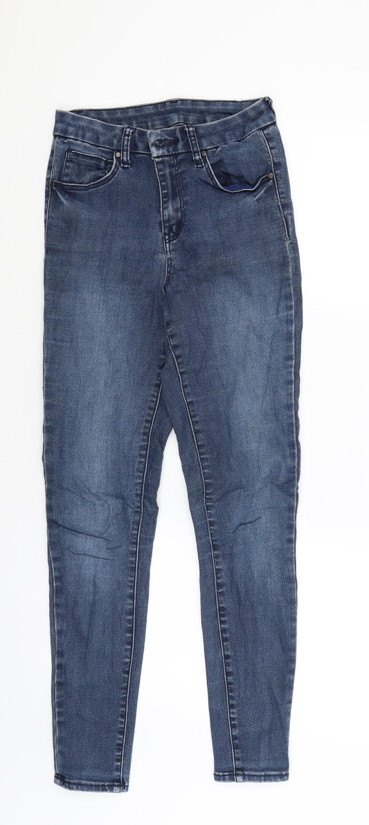 Womens UK Size 25 in ASOS Regular Fit Straight Blue Jeans