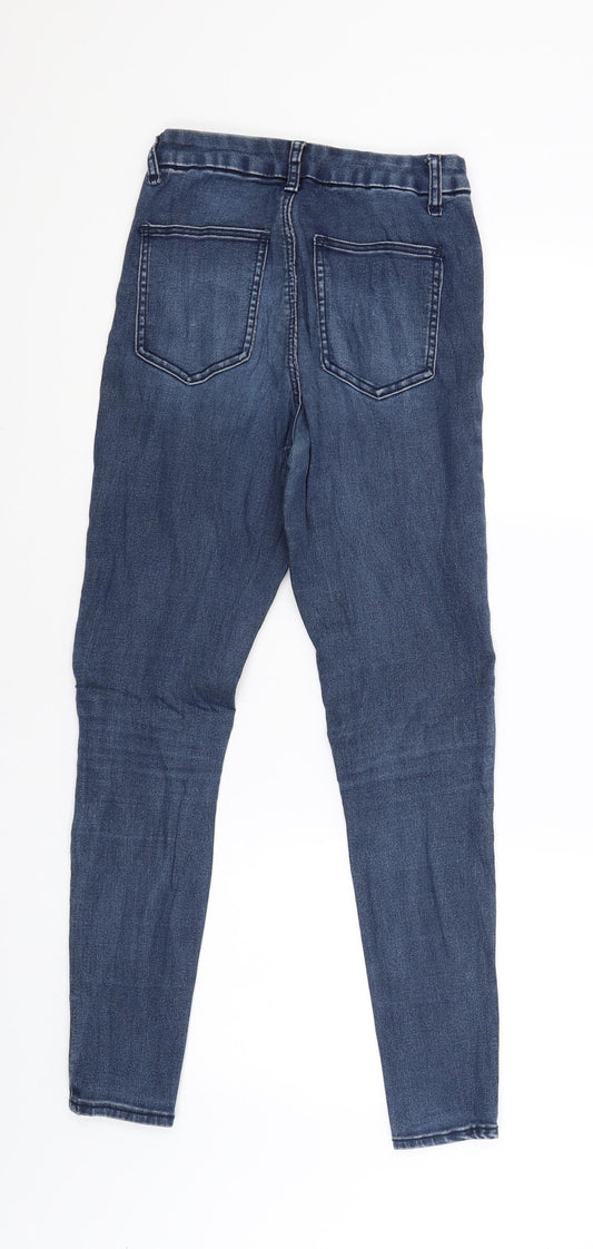 ASOS Womens Blue   Straight Jeans Size 25 L28 in