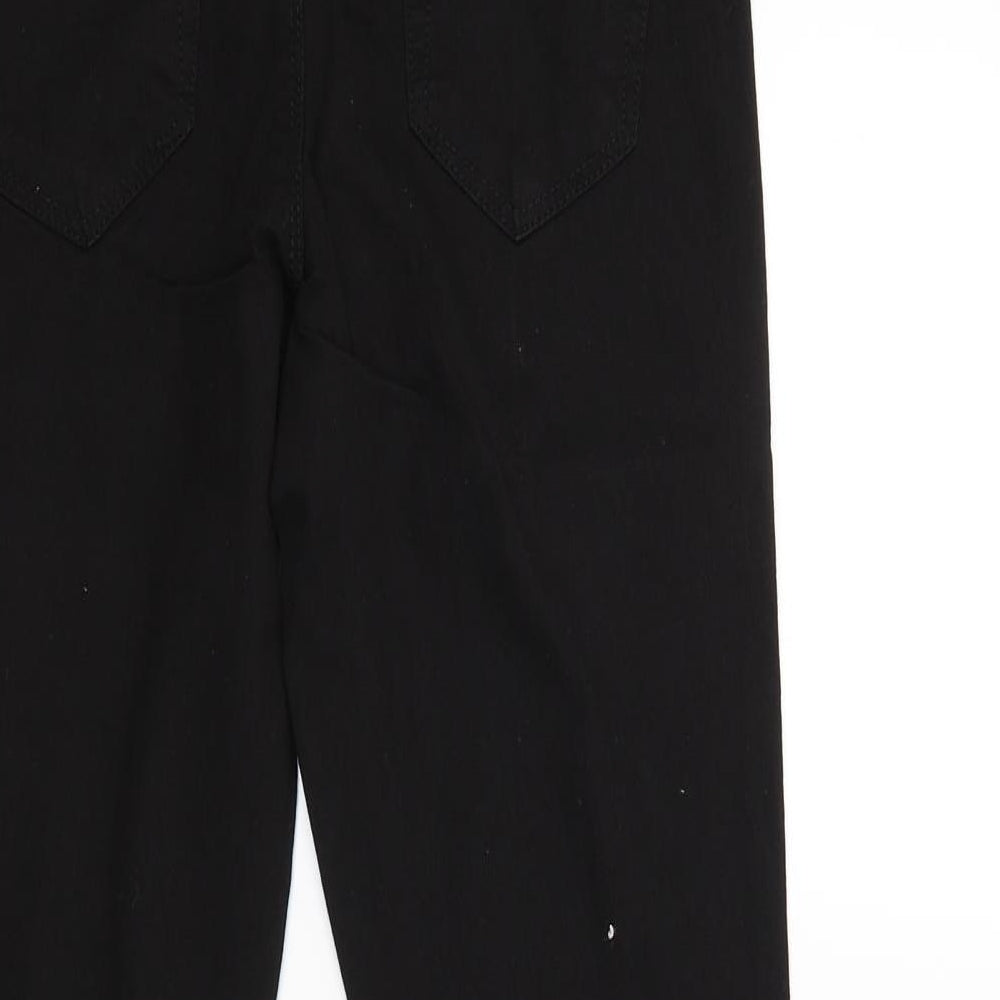 denim.co Womens Black Trousers Size 8 L27 in