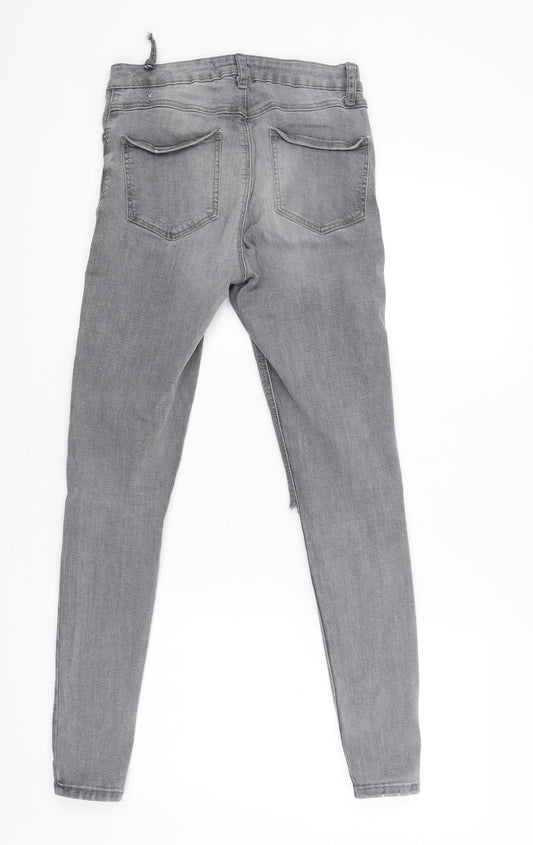denim.co Womens Grey Skinny Jeans Size 8 L27 in