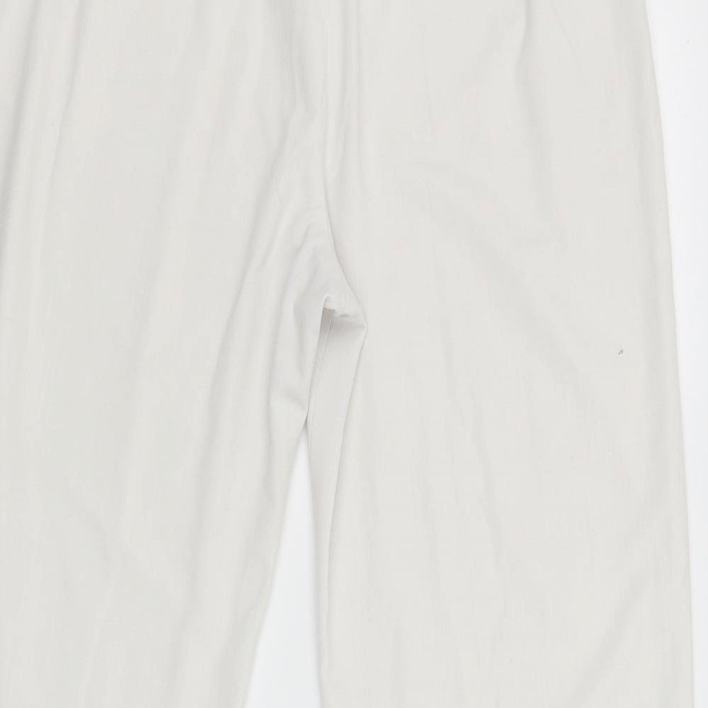 Womens UK Size 16 Paul Seperates Regular Fit Capri White Trousers