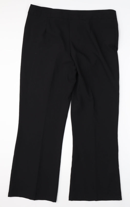 George Womens Black Dress Pants Trousers Size 16 L27 in