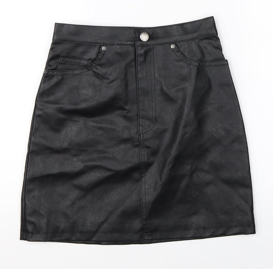 Divided Womens Black Mini Skirt Size 4