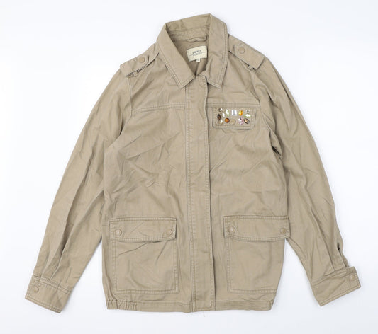 Womens UK Size 12 Papaya Beige Jacket