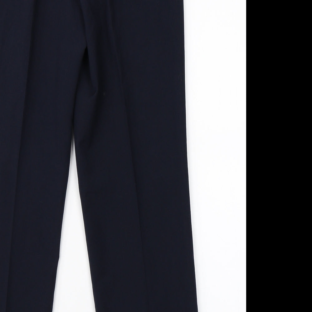 BM Collection Womens Blue Dress Pants Trousers Size 12 L23 in