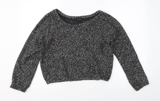 Topshop Womens Grey Shrug Jumper Size 8
