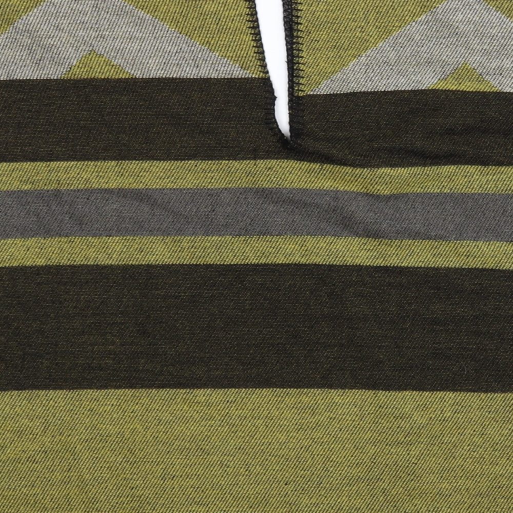 Next Womens Green Geometric Wrap Jumper One Size