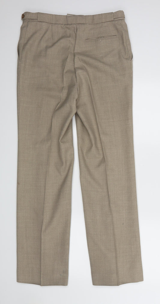 St Michael Womens Beige Dress Pants Trousers L30 in