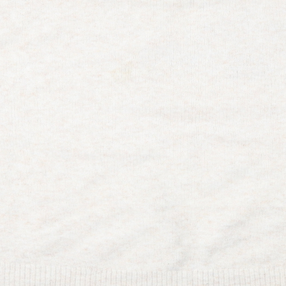 H&M Womens Ivory Knit Pullover Jumper Size 8 - bird
