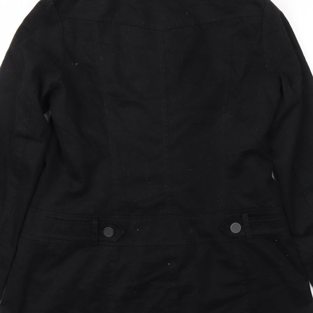 New Look Womens Black Jacket Coat Size 12